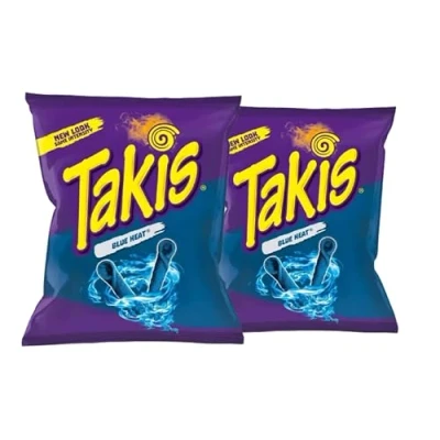 Abbildung von 2x Takis Blue Heat je 100g Hot Chilli Pepper Tortilla Chips