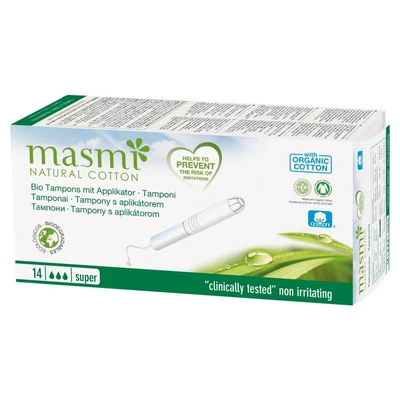 Abbildung von Bio Tampons Super m.Applik.100% Baum 14 St