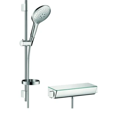 Abbildung von hansGrohe Raindance Select S Brausegarnitur mit Ecostat Thermostat