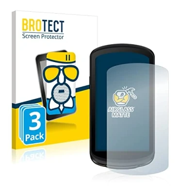 Abbildung von BROTECT Entspiegelungs Schutzglas für Garmin Edge 1040 Solar (3 Stück) Schutz Folie Panzerfolie Glas Matt [Extrem Kratzfest 9H, Anti Reflex]