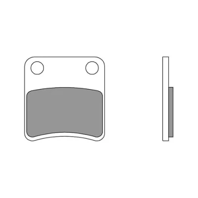 Abbildung von BREMBO Bremsbeläge Satz Bremsklötze Bremssteine Set 07GR19CC