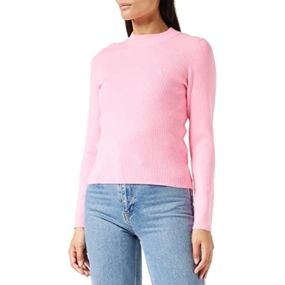 Abbildung von Levi&#039;s Damen Crew Rib Sweater Pullover Sweatshirt, Begonia Pink, M