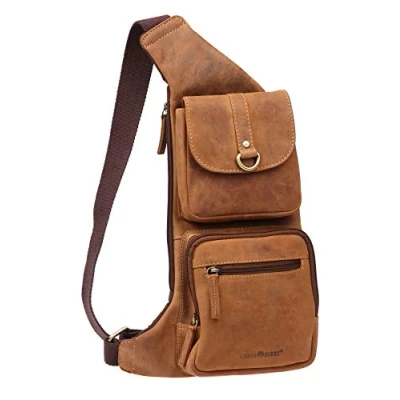 Abbildung von Greenburry Umhängetasche, Herren, Größe: One Size, Brown