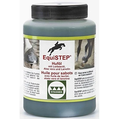 Abbildung von EQUISTEP Huföl mit Lorbeeröl, Aloe Vera und Lanolin NACHFÜLLFLASCHE