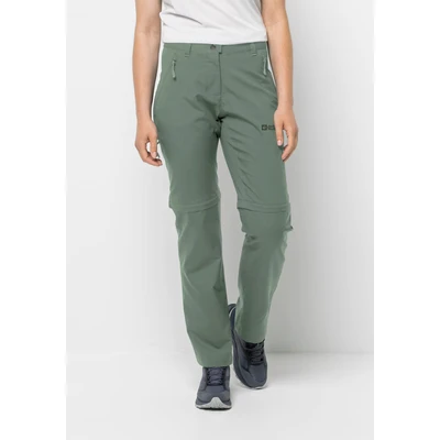 Abbildung von Jack Wolfskin Active Track ZIP OFF Outdoorhose, Damen, Größe: 34, Picnic green