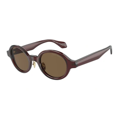 Abbildung von Giorgio Armani Unisex Sonnenbrille, Größe: 46, Trasparent brown / dark