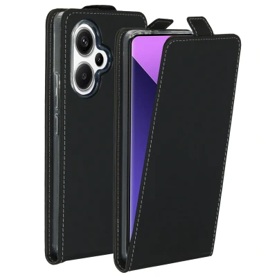 Abbildung von Xiaomi Redmi Note 13 Pro Plus (5G) Hülle Kunstleder Accezz Flip Case Handyhülle Schwarz