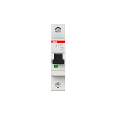Abbildung von ABB S200M MCB Leitungsschutzschalter Typ C, 1 polig 10A 253V, Abschaltvermögen 10 kA System Pro M Compact