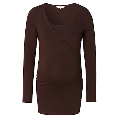 Abbildung von Noppies Still ELDA Langarmshirt, Damen, Größe: Large, Coffee bean