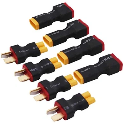 Abbildung von 4 Paare T Typ männlich weiblich auf XT30 Steckverbinder stecker bananenstecker Adapter Wireless Anschluss