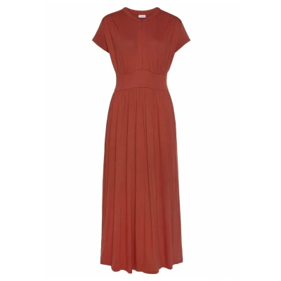 Abbildung von Lascana Jerseykleid, Damen, Größe: 40, Terrakotta