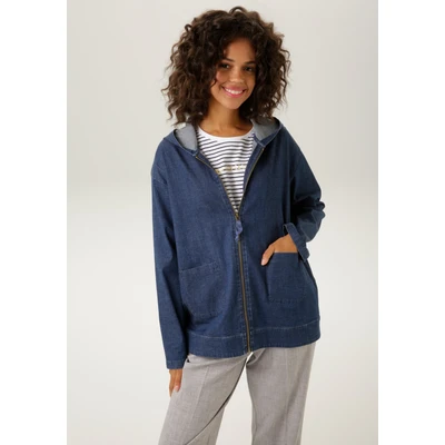 Abbildung von Aniston CASUAL Blouson, mit Kapuze, Kapuze