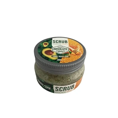 Abbildung von Maciter Kozmetik Gesichtspeeling 2er Pack Nano Absolute Face &amp; Body Scrub Mask Avocado Honey 300ml, 2 tlg.
