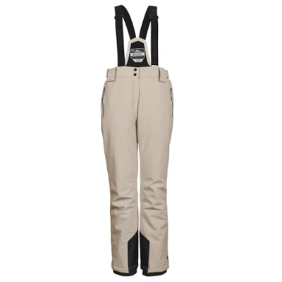 Abbildung von killtec Damen Skihose/Funktionshose mit abnehmbaren Trägern, Kantenschutz und Schneefang KSW 249 WMN SKI PNTS_ERIELLE, hell Taupe, 36, 43428 000