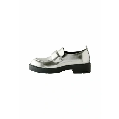 Abbildung von Next Forever Comfort Chunky Retro Slipper, Damen, Größe: 42, Silver Pu