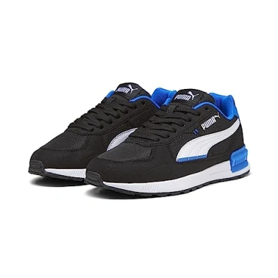 Abbildung von Puma Graviton Jugend Sneaker low für Kinder, Größe: 37, Black white racing blue Schuhe