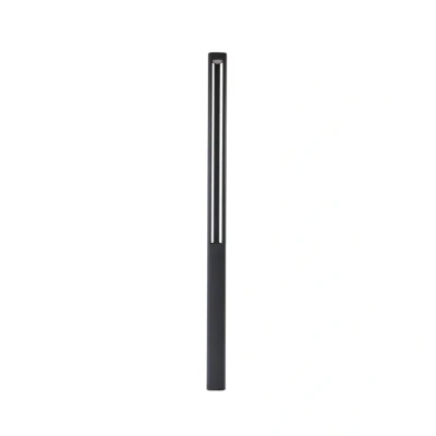 Abbildung von Lucande LED Wegeleuchte Zarek, dunkelgrau, Alu, Höhe 230cm