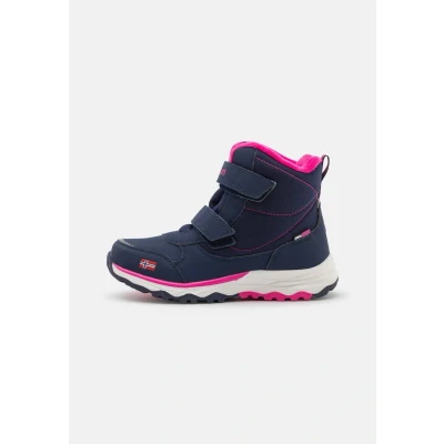 Abbildung von Trollkids KIDS Hafjell Unisex Snowboot/Winterstiefel für Kinder, Größe: 40, Navy/pink Schuhe