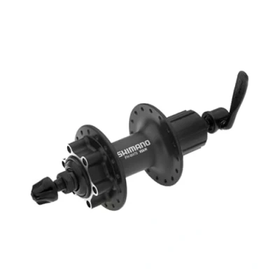 Abbildung von Hinterradnabe 8/9/10 Fach Shimano FH M475 36 Löcher 6 Bolzen Mit Bremsscheibenbefestigung Schwarz