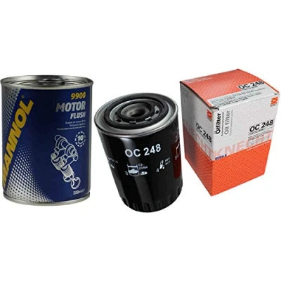 Abbildung von Original MAHLE/KNECHT Ölfilter OC 248 + SCT Motor Flush Motorspülung