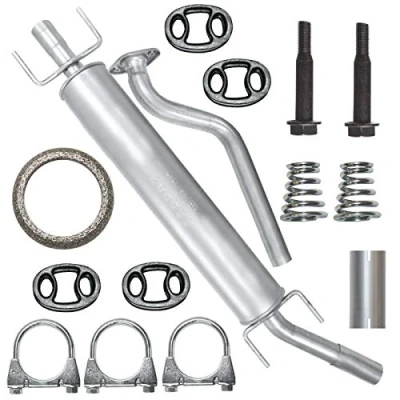 Abbildung von Mitteltopf Auspuff Mittelschalldämpfer für Opel Astra G 2 II 1.6i 16V 1.8I 2.0i