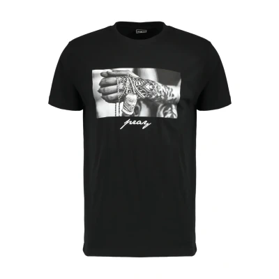 Abbildung von Mister Tee PRAY Tshirt print, Herren, Größe: 3XL, Black
