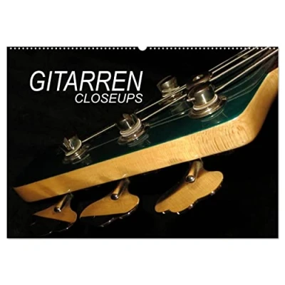 Abbildung von GITARREN Closeups (Wandkalender 2025 DIN A2 quer), CALVENDO Monatskalender