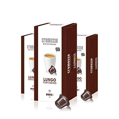 Abbildung von Cremesso Lungo Fortissimo, 16 Kapseln, 3er Pack