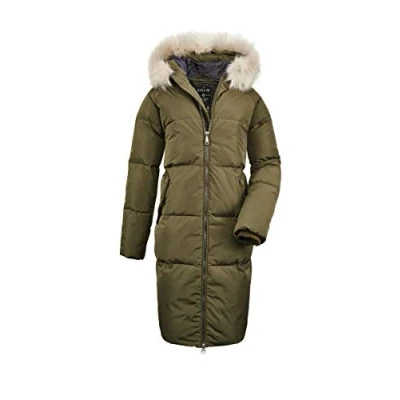 Abbildung von G.I.G.A. DX Damen Ventoso WMN Quilted CT A Casual Funktionsmantel In Daunenoptik Mit Kapuze, beige, 46