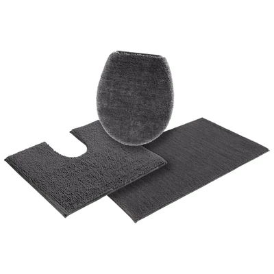 Abbildung von my home Badematte &quot;Vanessa&quot;, Höhe 10 mm, rutschhemmend beschichtet, schnell trocknend fußbodenheizungsgeeignet strapazierfähig, Badteppich, weiche Haptik, unifarben