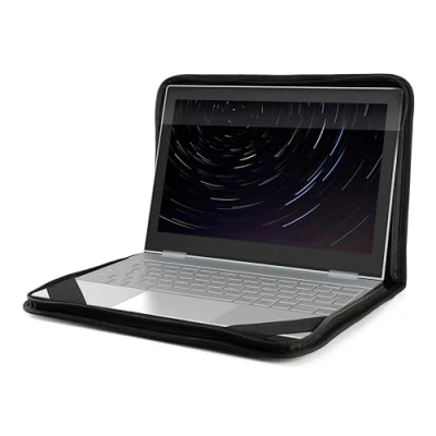 Abbildung von Belkin Always On Laptop Schutzhülle, kompatibel mit Laptops, Tablets, ChromeBooks, iPads und MacBooks von 11 bis zu 12 Zoll; zum Geräteschutz; Zwei Fächern EDA003 schwarz 11&quot; 12&quot;