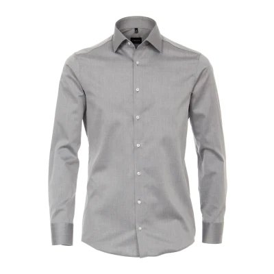 Abbildung von Venti Modern FIT Businesshemd, Herren, Größe: 43, Silver