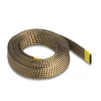 Abbildung von DeLOCK Geflechtschlauch aus Basalt Fasern 2 m x 15 mm braun