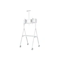 Abbildung von Neomounts by Newstar Mobile Flat Screen Floor Standhöhe: 110 144 cm, Weiß
