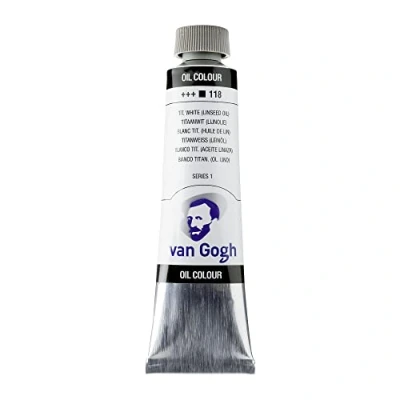 Abbildung von Van Gogh Ölfarbe, 40ml Tube, Titanweiß (Leinöl) 118