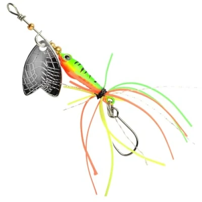 Abbildung von Spro Mayfly Larve Micro Spinner Firetiger Single hook