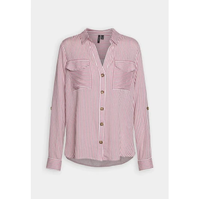 Abbildung von Vero Moda Bumpy NEW NOOS Hemdbluse, Damen, Größe: XS, Snow white