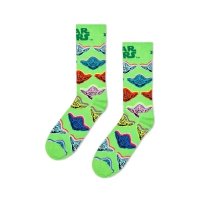 Abbildung von Happy Socks STAR WARS™ YODA SOCK (DE/NL/SE/PL, Numerisch, 36, Regular, GRÜN)