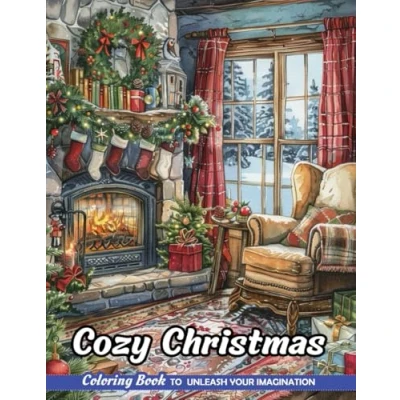 Abbildung von Cozy Christmas: Adult Coloring Book with Christmas for Relaxation and Stress Relief (Christmas Pages)