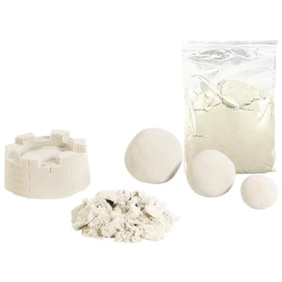 Abbildung von Playtastic Super Sand: Kinetischer Sand, fein, beige, 1 kg (Kinetische Knete, Knetsand für Kinder, Modelliermasse)