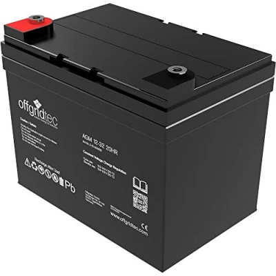 Abbildung von offgridtec Akku &quot;AGM Batterie 12V/32Ah 20HR&quot;, 12 V, Solar Extrem zyklenfest