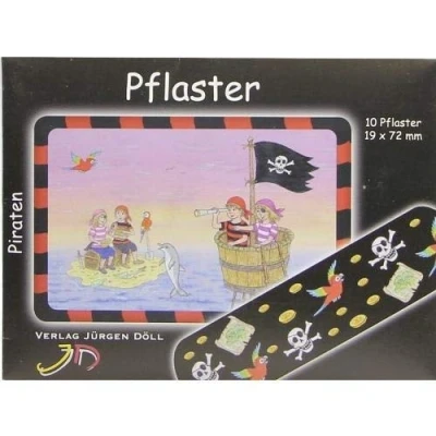 Abbildung von Kinderpflaster Piraten Briefchen