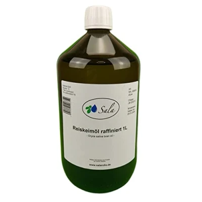 Abbildung von Sala Reiskeimöl raffiniert Ph. Eur. 1 L 1000 ml Glasflasche