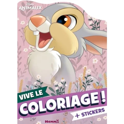 Abbildung von Disney Animaux Vive le coloriage ! (Grand Panpan): + stickers