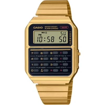 Abbildung von Casio Calculator CA500 Unisex Digitaluhr goldcoloured, Größe: One Size, Gold coloured