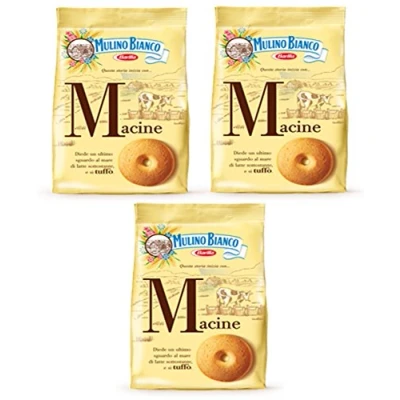 Abbildung von Testpaket Mulino Bianco Macine und Girotondi Kekse mit 100 % italienischer Frischrahm 8x 350 g biscuits cookies + Italian Gourmet polpa 400g