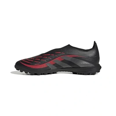 Abbildung von adidas Performance Predator League Laceless TURF Fußballschuh Multinocken, Herren, Größe: 46 2/3, Core black/grey four/lucid red Schuhe