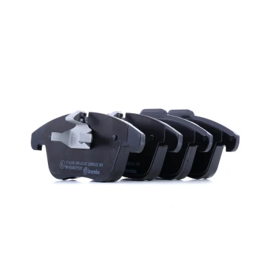 Abbildung von BREMBO P 36 030 Bremsbelagsatz für Verschleißwarnanzeiger vorbereitet mit Kolbenclip ohne Zubehör JAGUAR: XF Limousine, S Type, XJ Limousine