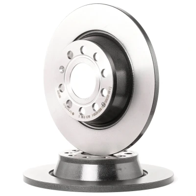 Abbildung von BREMBO COATED DISC LINE 08.A202.11 Bremsscheibe 282 12 5 voll beschichtet mit Schrauben VOLKSWAGEN: GOLF 7 Schrägheck, Touran I, 6, SKODA: Yeti