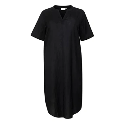 Abbildung von Kaffe Curve Kaftan Maxikleid, Damen, Größe: 44, Black deep